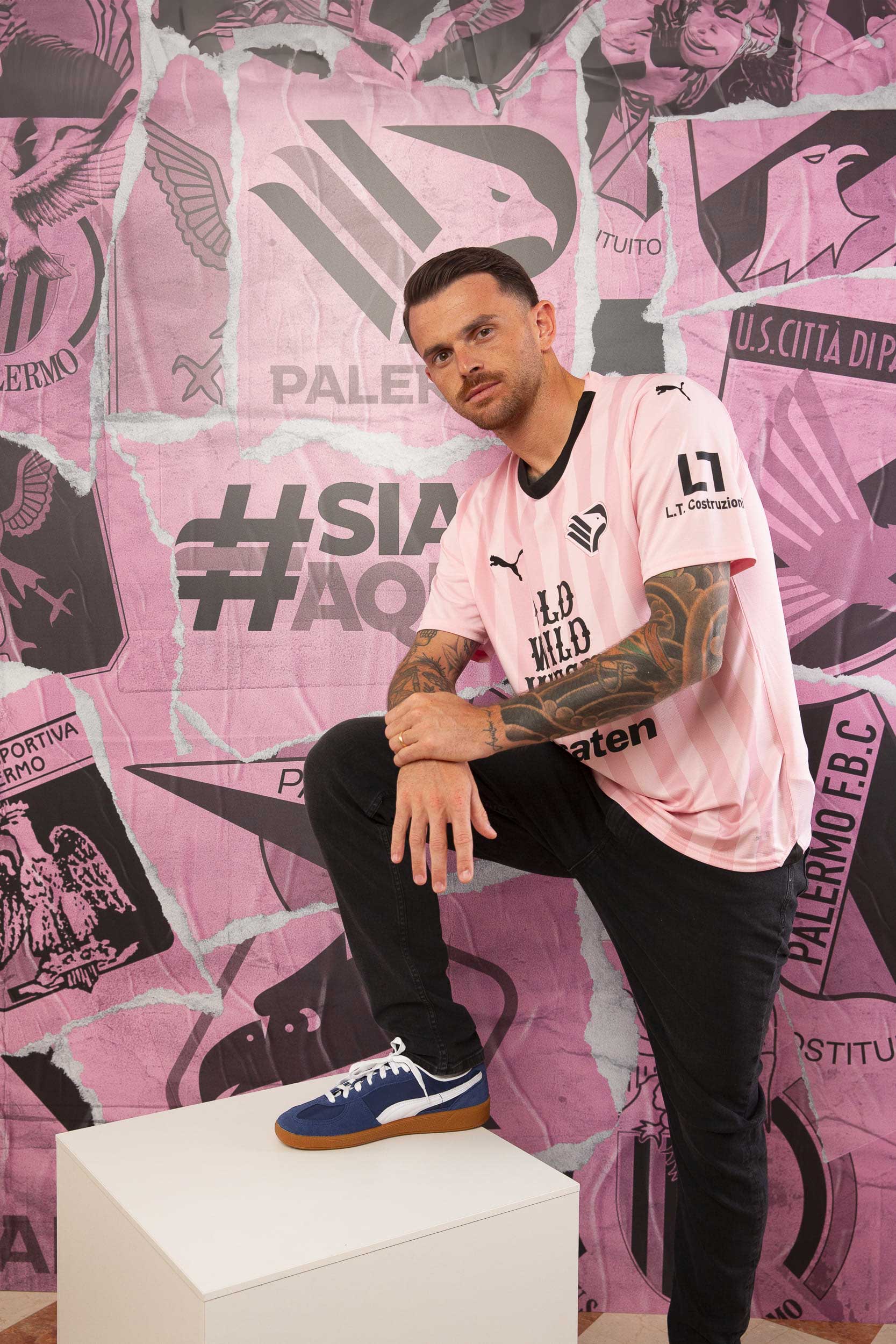 Palermo Soccer Jersey Home Replica 2021/22