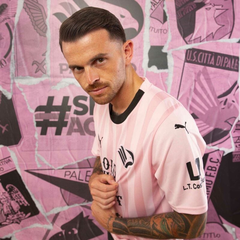 NUOVA MAGLIA Palermo Football Club Trasferta 2023/24 Taglia Dalla S Alla  XXL