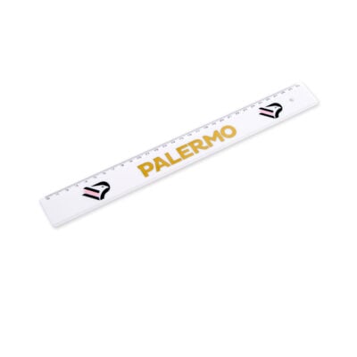 righello Palermo FC bianco da 30 cm